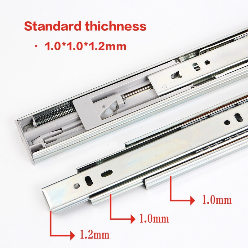 3 fold ball bearing slide