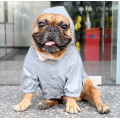 Jaqueta de capuz de chuva de cachorro leve