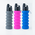 20Oz silicone Collapsible Water Bottle  sports bottle