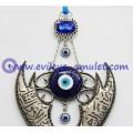 Evil Eye Crossed swords pendant ZULFIQAR scimitar wall hanging, Muslim Caliph Imam