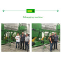 Waste car recycling tire rubber grinding mill machine