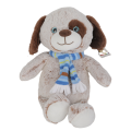 Plush Bear Dog Stuffed Animal with Scarf