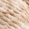 Flannel Wave rabbit fur blanket leisure sofa blanket