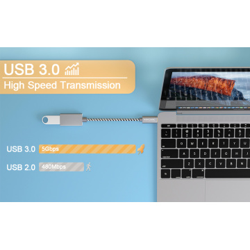 USB C para um adaptador personalizado