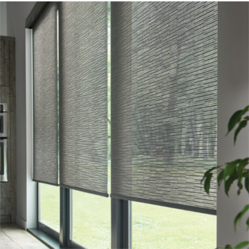 Motorized Window Panel Track Blinds