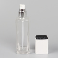 Cosmetic Frost Glass Bottle with Beauty Lotion Pump