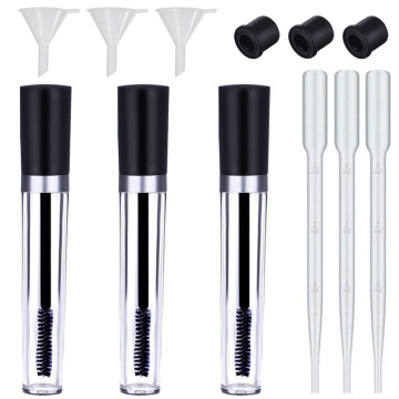 Shiny Eyelash Wands Mascara Brushes Tube