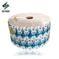 Flexible packaging plastic film roll for label