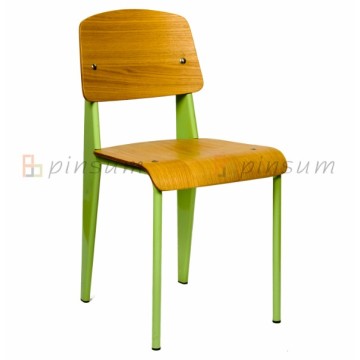 Silla de comedor estándar / Silla de madera contrachapada Jean Prouve