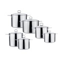 5L large metal stainless steel casserole dish set