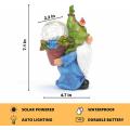 Solar Garden Gnome Waterproof Outdoor Statues