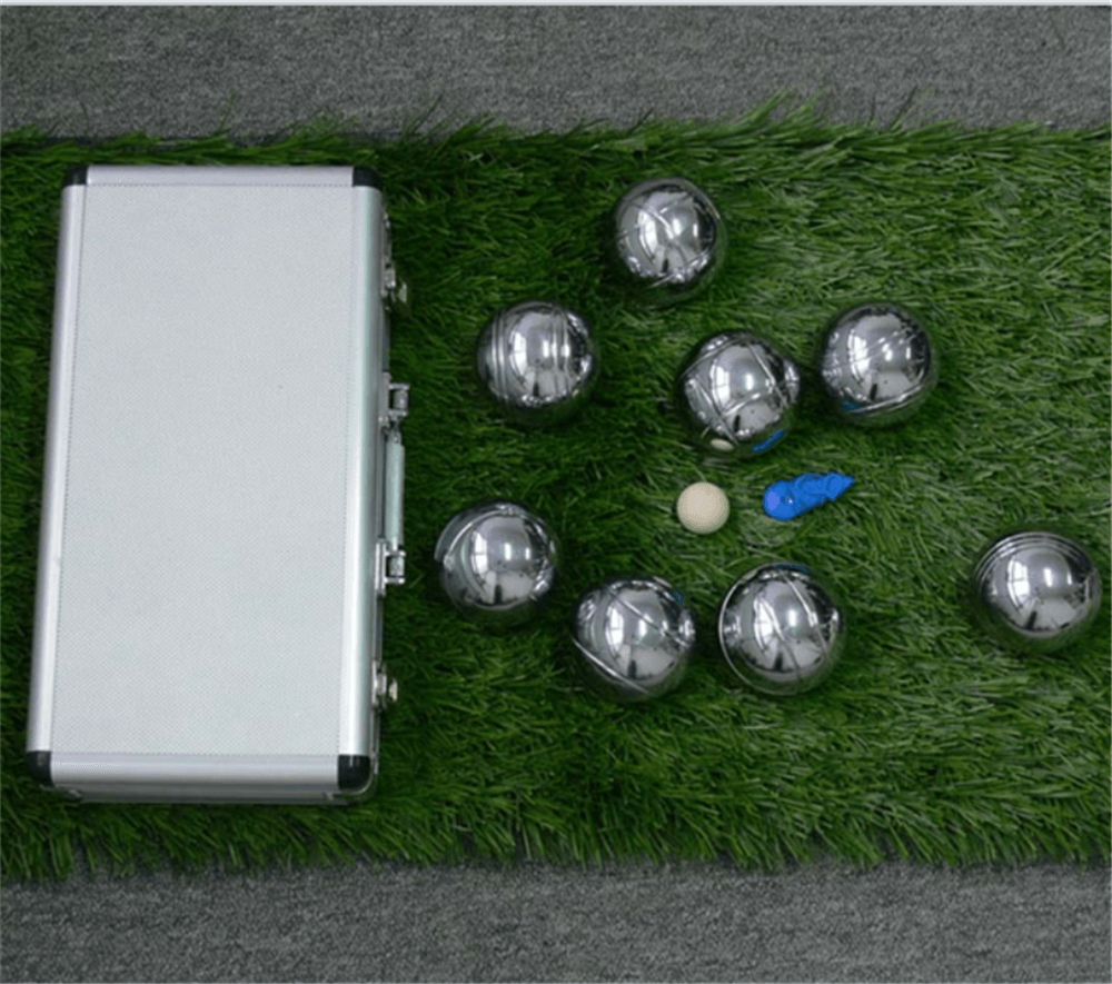 bocce ball with alumnium box