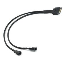 SATA to 2X 3pin Fan Splitter Power Cable