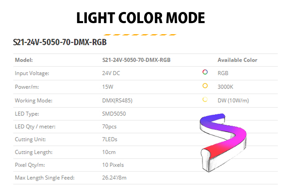 S21 56 Dmx Rgb 24v