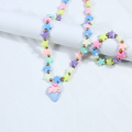 Kids cute ice cream pendant necklace bracelet set