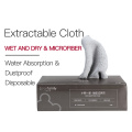 Extractable Kitchen Microfiber Disposable Cleaning Cloth Rag