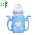 Silicone Baby Biberon Protector Manchon Sans Bpa