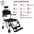 Aluminum Shower Wheelchair Toilet