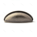 Black Cupboard Dresser Handles Zinc Alloy Drawer Pulls