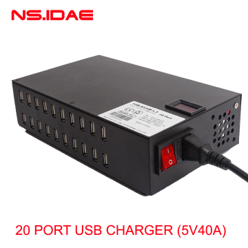 20 Port Usb Charger 200W High Port Charger