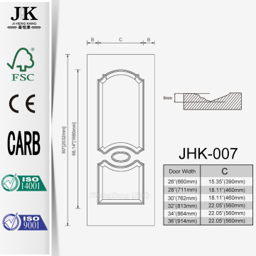 JHK-Home Depot Sperrholz EEV-ASH HDF-Türhaut