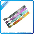 Wholesale Eco-Friendly Polyester RFID Woven Wristbands for Events