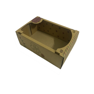 Brown small cardboard gift boxes