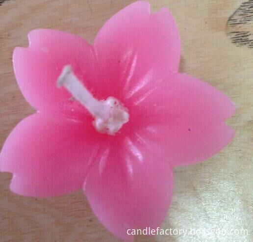 flower shape birthday candle