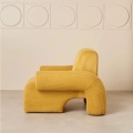 Nórdico creativo Sofá Sofá Luz Luxury Simple Modern Ins Retro Leisure Chairy tela de panafa perezosa