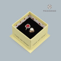 Fashion jewelry box white jewelry ring box