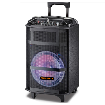 Trolley 12inch Woofer Multimedia Bluetooth Karaoke Speaker