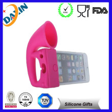 High Quality Mini Creative Silicone Sucker Stand Horn