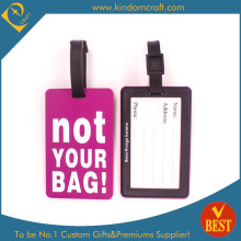 Hot Sale Custom Embossed Logo PVC Luggage Tag