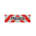 Flat "TRAVAUX" sign