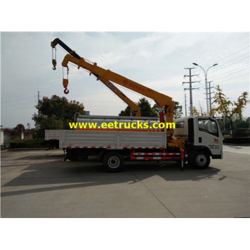 HOWO 4ton Truck Mounted Articulating Cranes