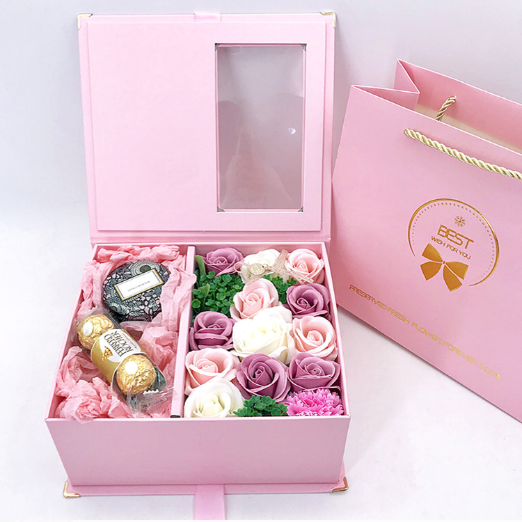 Fake Flower Box Jewelry Gift Box 6 Png