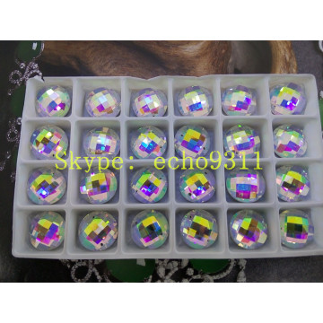 Ab Flat Back Mirror Glass Stones Garment Beads (DZ-1031th)