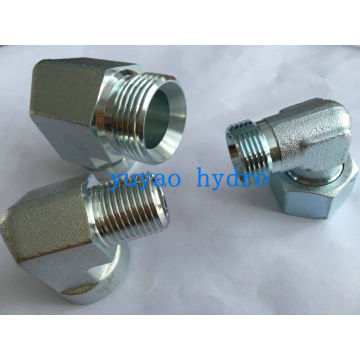 Hydraulic Jic 90-Degree Tube Connector Fitting