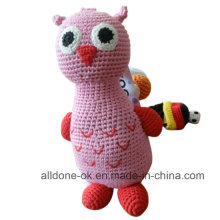 Cute Design Hand Crochet Baby Kid Owl Toy Doll