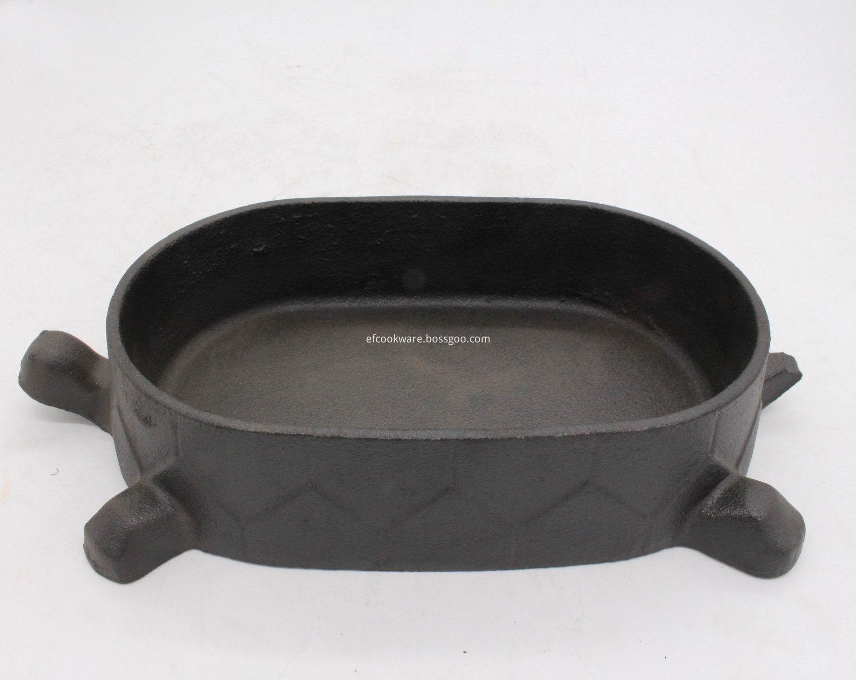 Cast iron fry pan skillet