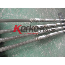 plastic extruder twin screw barrel through CE ISO