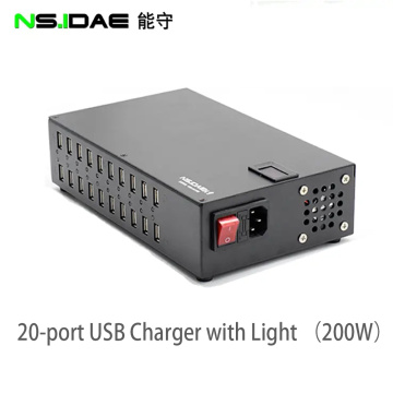 Chargeur USB intelligent de 20 ports 200W