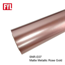 Matte metallische Roségold -Auto -Vinyl