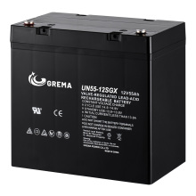 Vida de design estendido UPS VRLA AGM Bateria 12v55ah