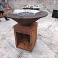 Metal Fire Pit Barbecue Grill BBQ