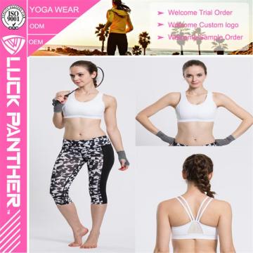 2016 moda sexy novo Sublimated Sutiã acolchoado Tamanho livre para esportes