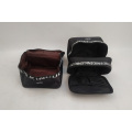 Black Nylon Portable Cosmetic Makeup Bag