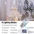 8 Modes LED Christmas Net Fairy String Lights