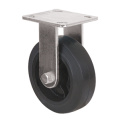 Heavy Duty Caster Series- 6in. Rigid - Rubber Wheel