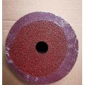 Steel paper grinder fiber disc